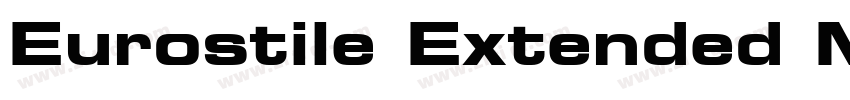 Eurostile Extended M字体转换